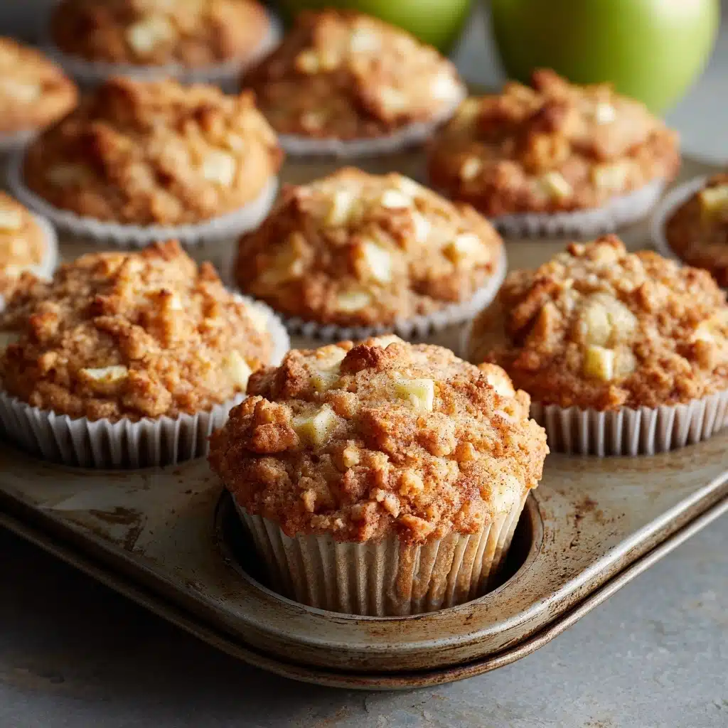 Easy Apple Sour Cream Muffins Recipe - Recipe Image