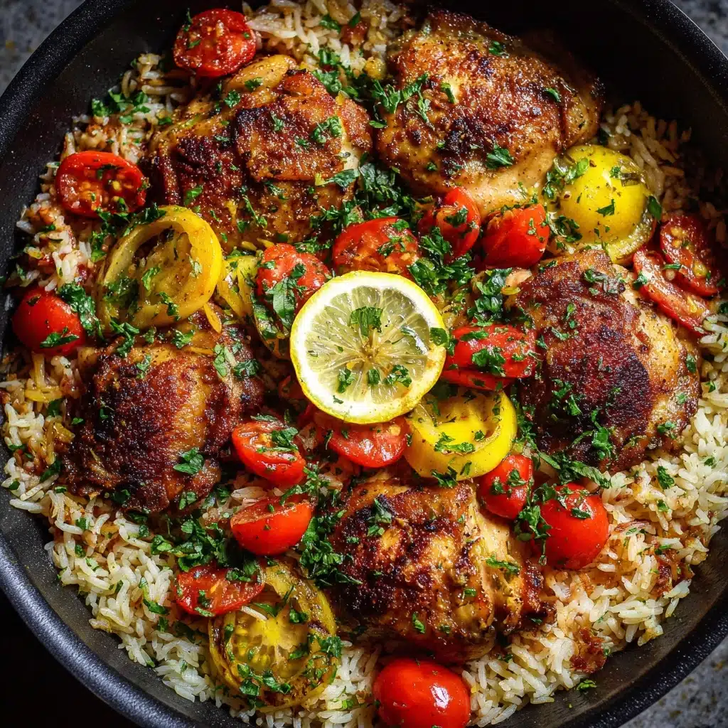 Greek Chicken and Lemon Rice Recipe - Recipe Image