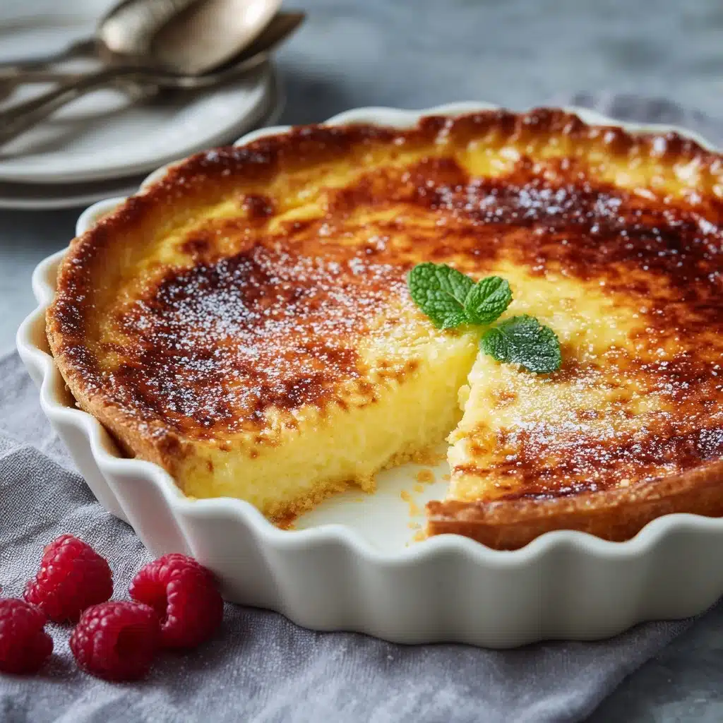 Authentic French Crème Brûlée Tart Recipe - Recipe Image