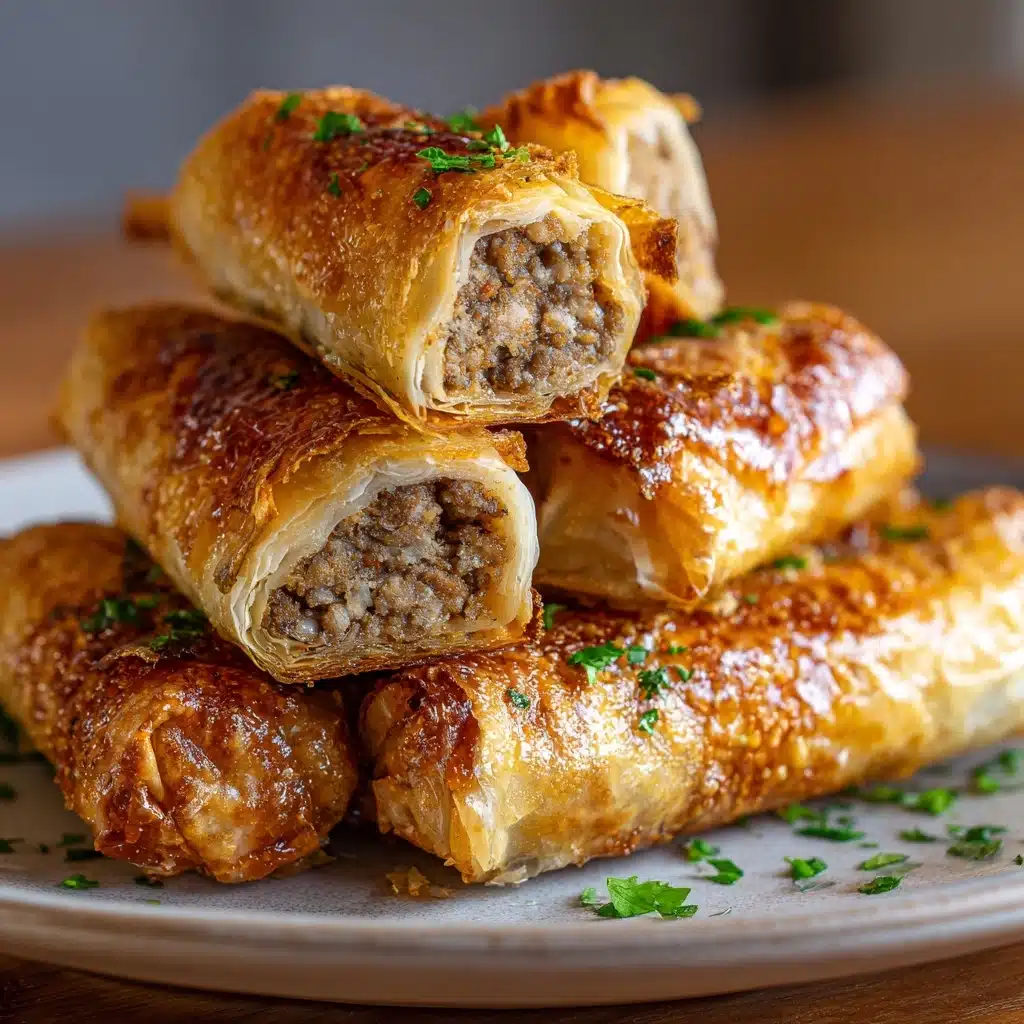 Spicy Garlic Beef Croquettes with Crispy Golden Crust Recipe - Recipe Image