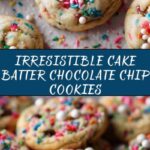 Cake Batter Chocolate Chip Cookies Recipe