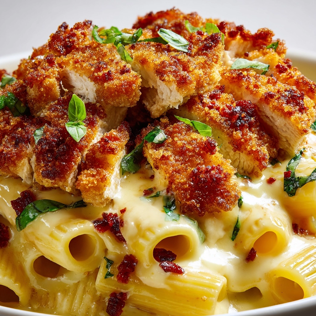 Creamy Crunchy Chicken Pasta Recipe - Recipe Image