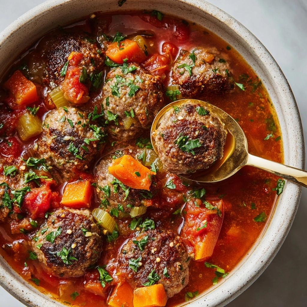 Italian Meatball Soup Recipe - Recipe Image