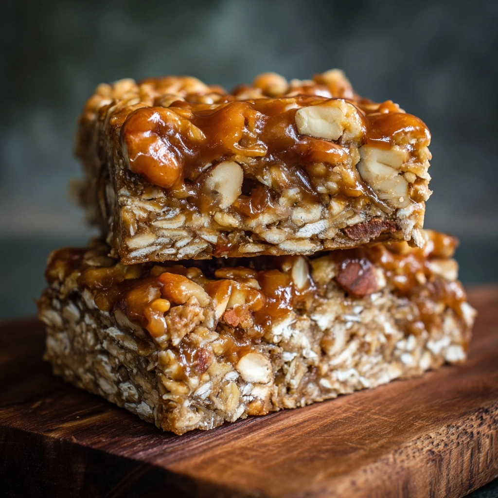 Chewy Homemade Granola Bars Recipe - Recipe Image