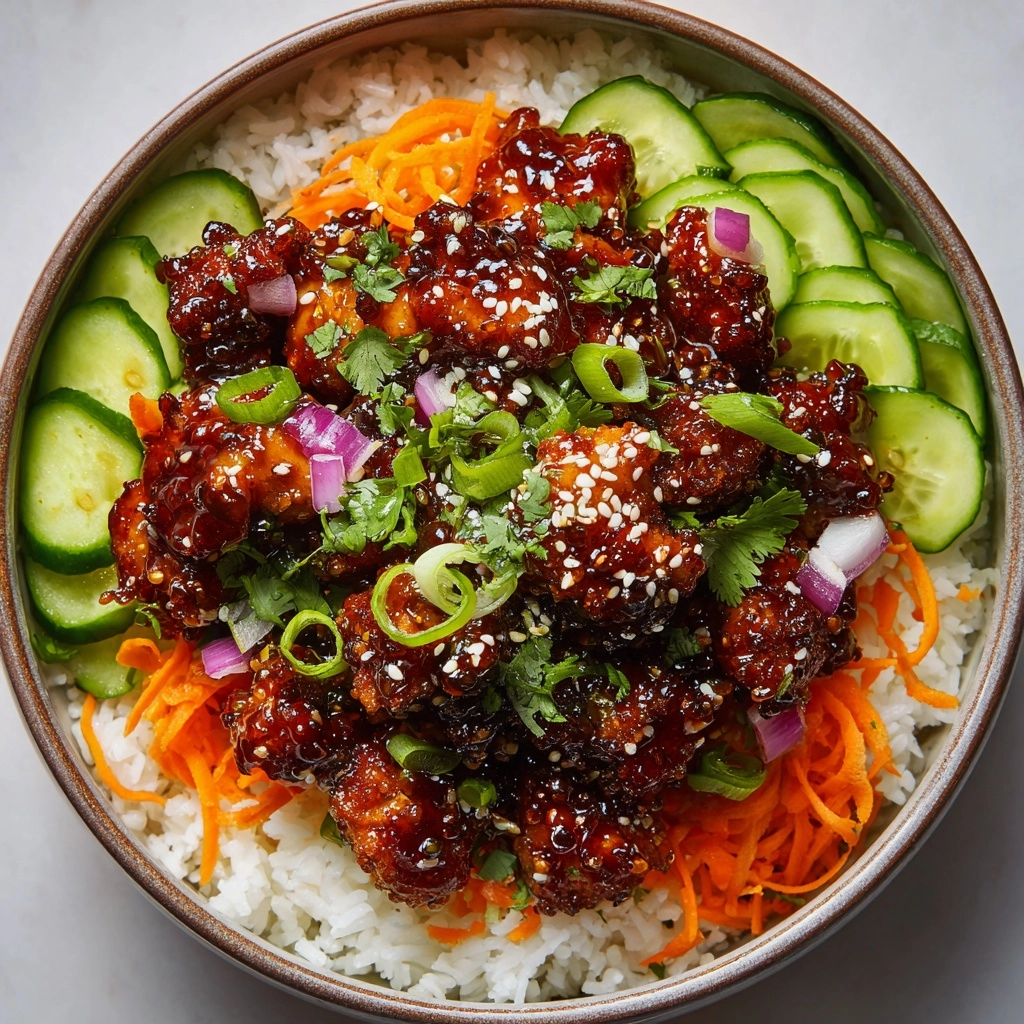 Hot Honey Chicken Bowls Recipe - Recipe Image
