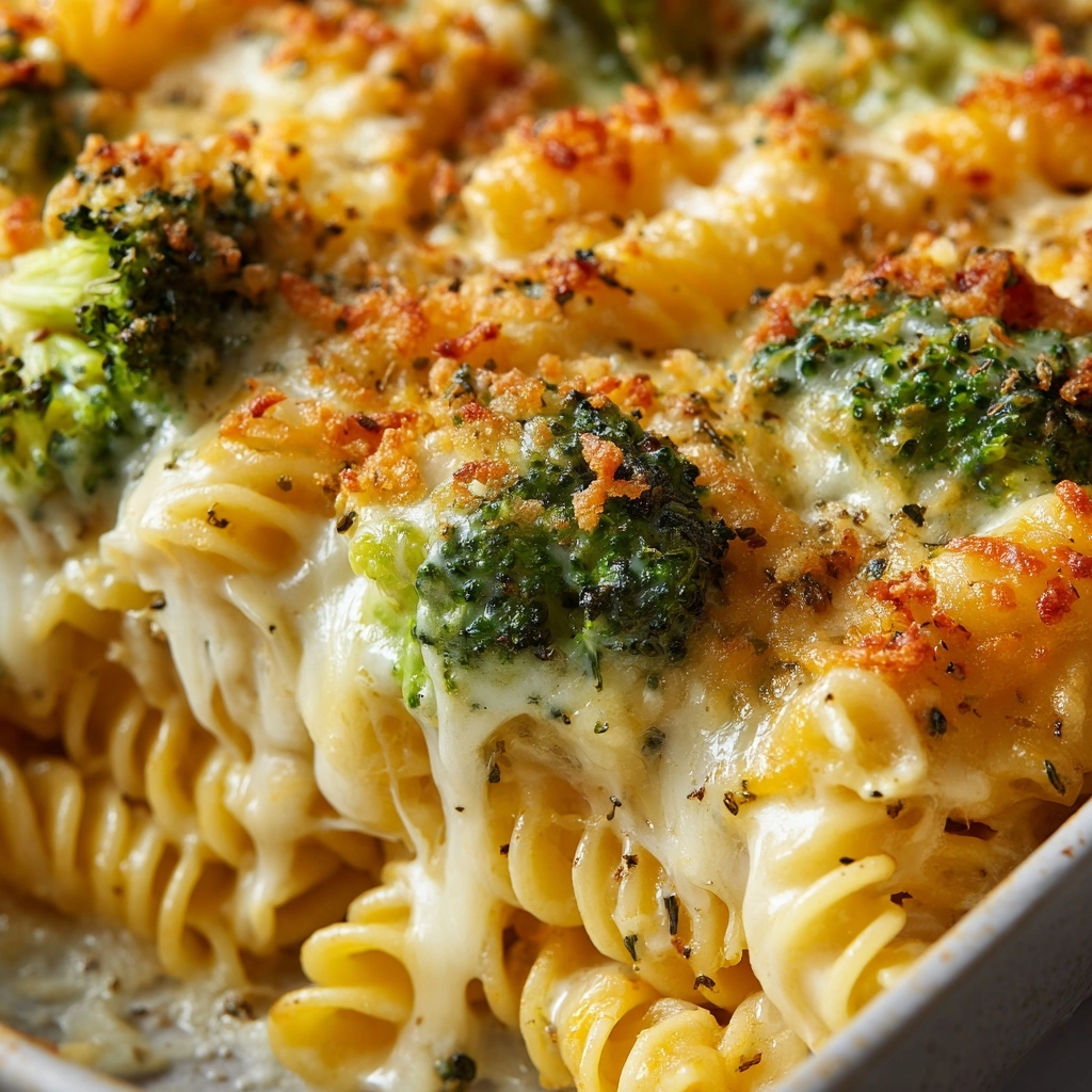 Healthy Chicken Broccoli Pasta Casserole Recipe - Recipe Image