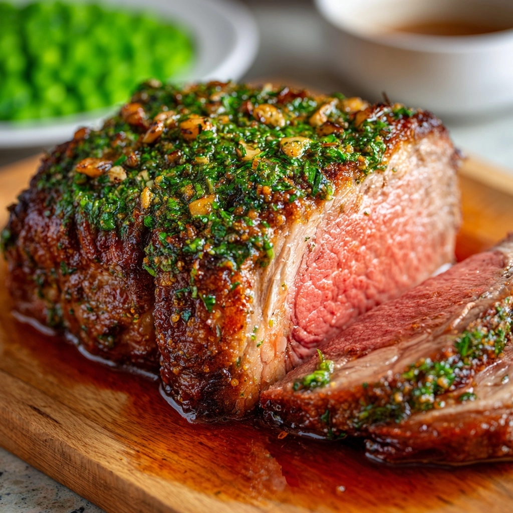 Herb-Stuffed Leg of Lamb Recipe - Recipe Image