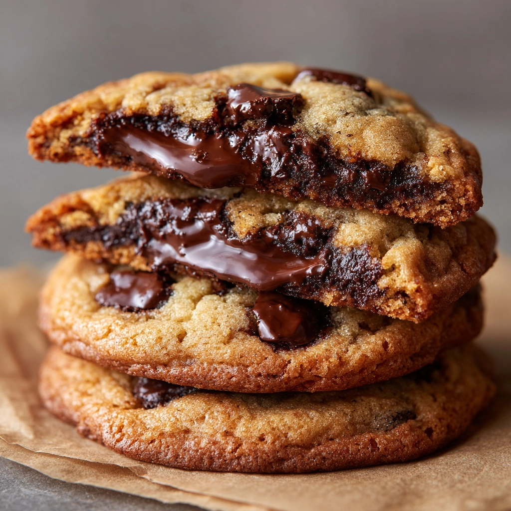 Nutella-Stuffed Chocolate Chip Cookies Recipe - Recipe Image