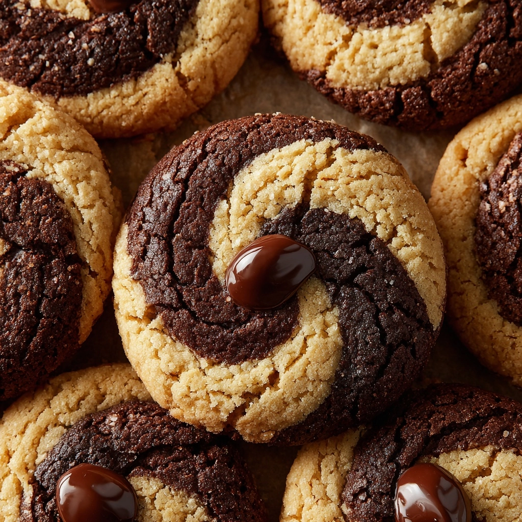 Peanut Butter Brownie Swirl Cookies Recipe - Recipe Image