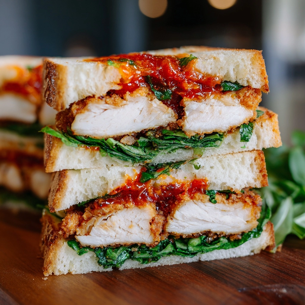 Crunchy Chicken Romesco Sandwich Recipe - Recipe Image
