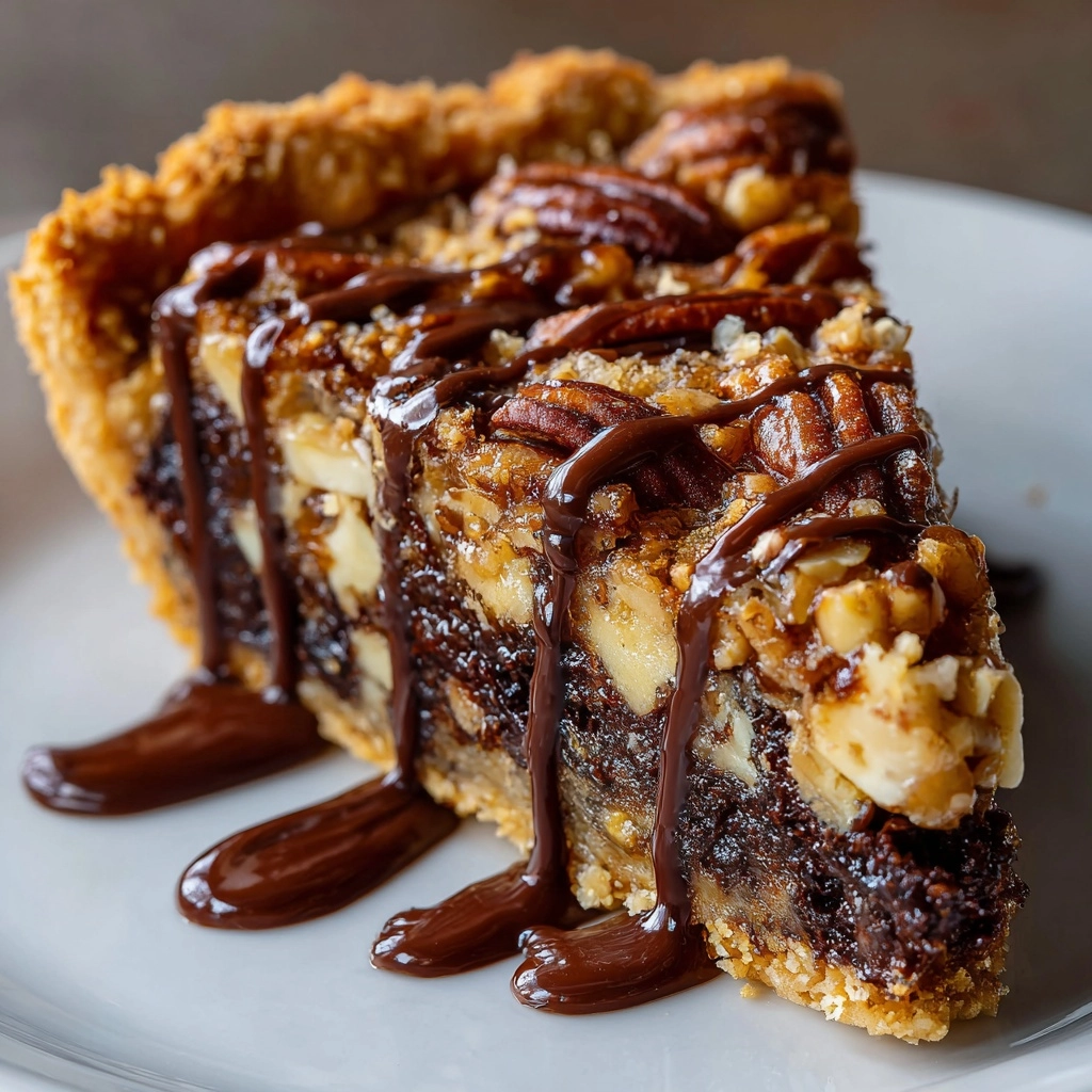 Brownie Pecan Pie Recipe - Recipe Image