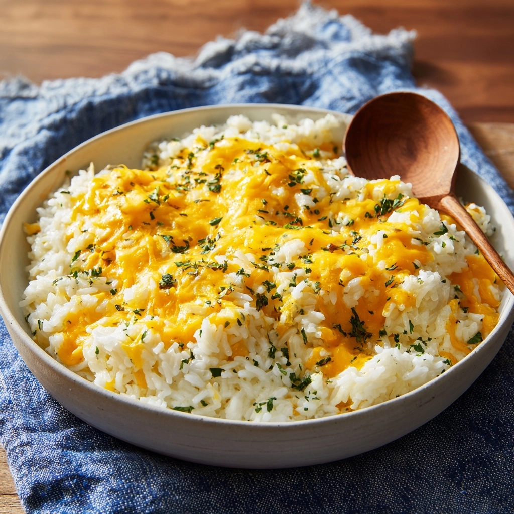 Cheesy Rice Recipe - Recipe Image
