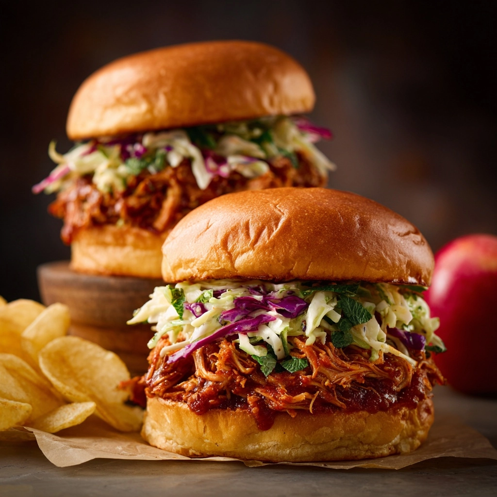 Crockpot BBQ Pulled Chicken Recipe - Recipe Image