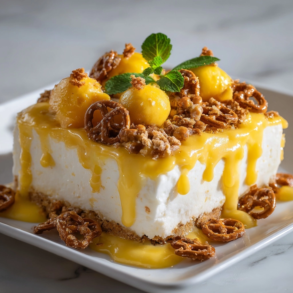 Lemon Pretzel Dessert Recipe - Recipe Image