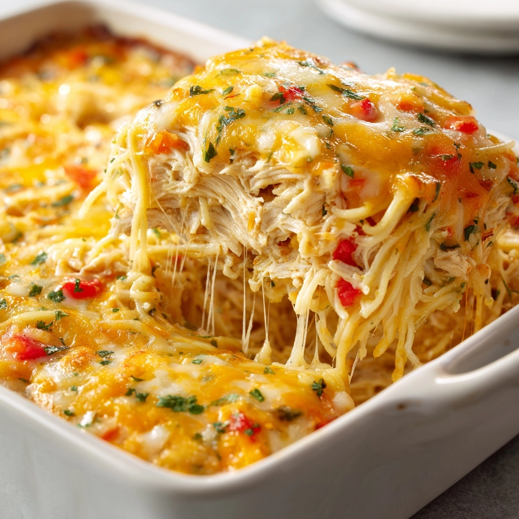 Fiesta Chicken Pasta Casserole Bake Recipe - Recipe Image
