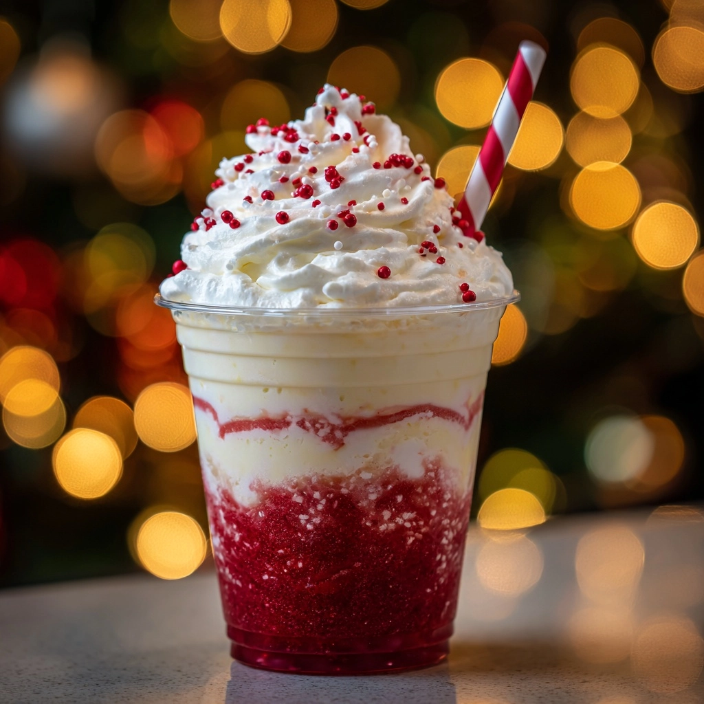 Santa Claus Frappuccino Recipe - Recipe Image