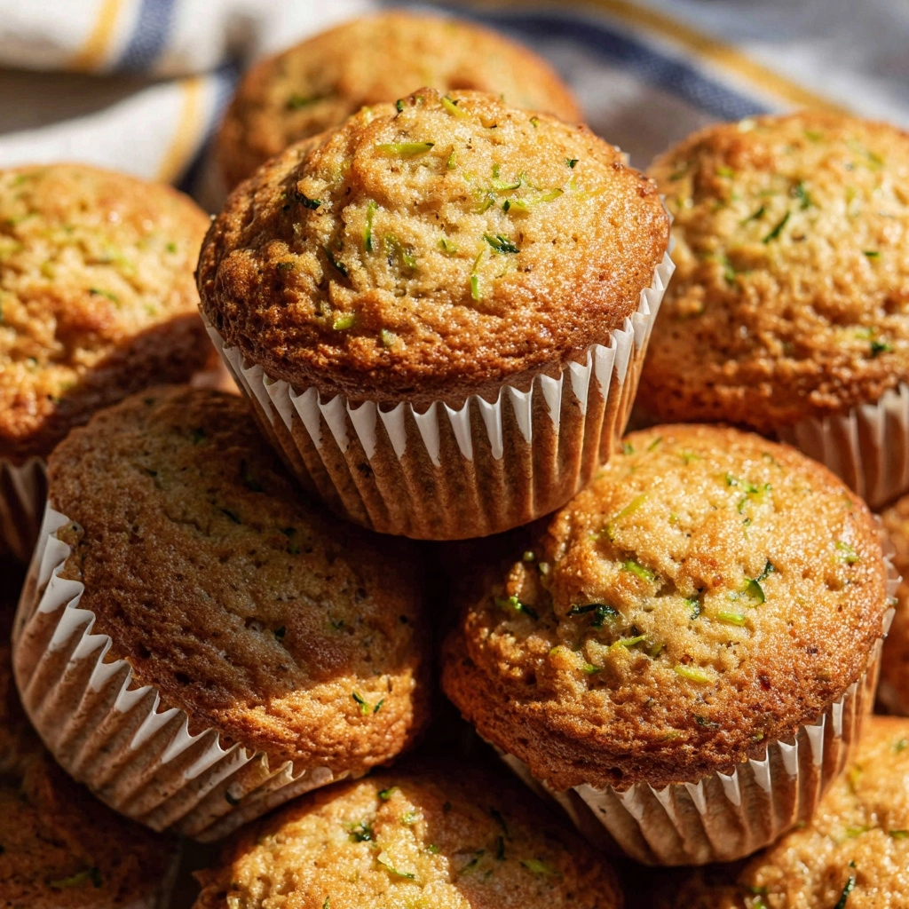 Banana Zucchini Bread Muffins Recipe - Recipe Image