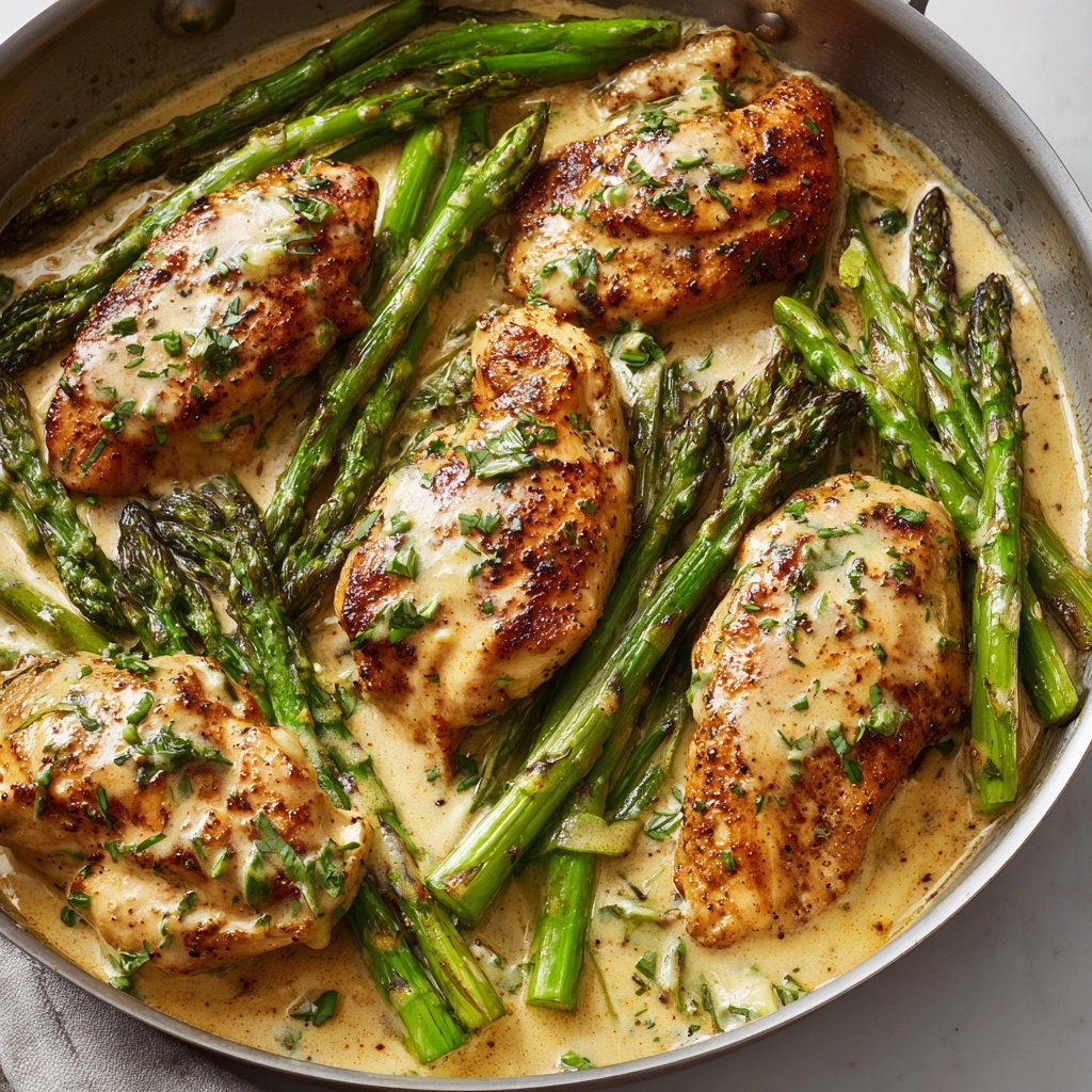 Chicken & Asparagus One Skillet Meal Recipe - Recipe Image