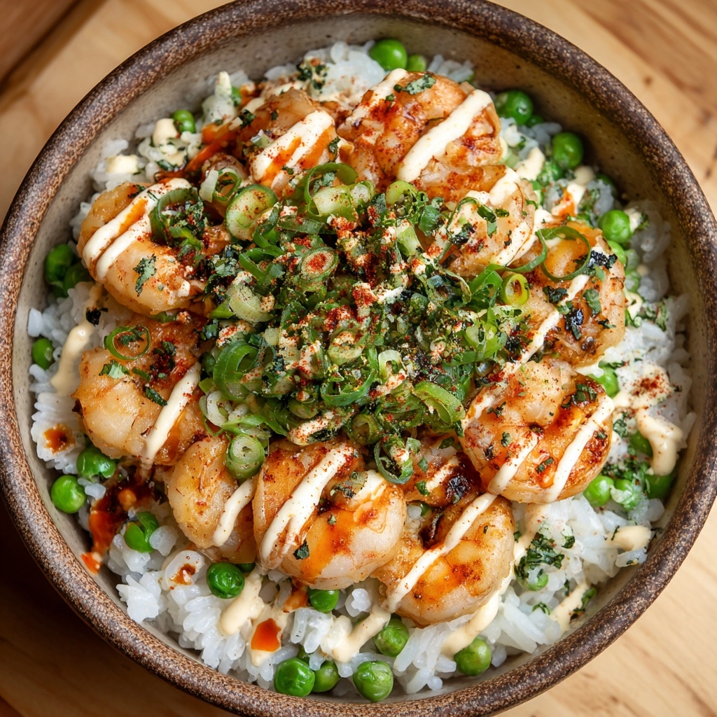 Shrimp Rice Bowls with Spicy Mayo Recipe - Recipe Image