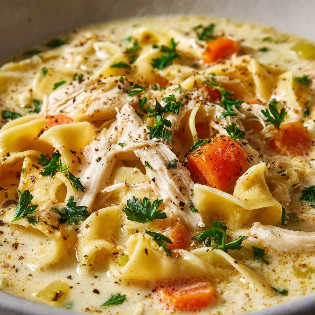 White Chicken Lasagna Soup Recipe - Recipe Image