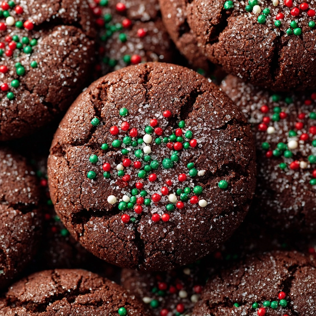 Chocolate Sugar Cookies Recipe - Recipe Image