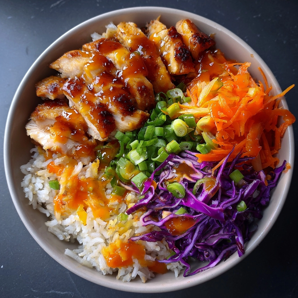 Hot Honey Chicken Bowl Recipe - Recipe Image