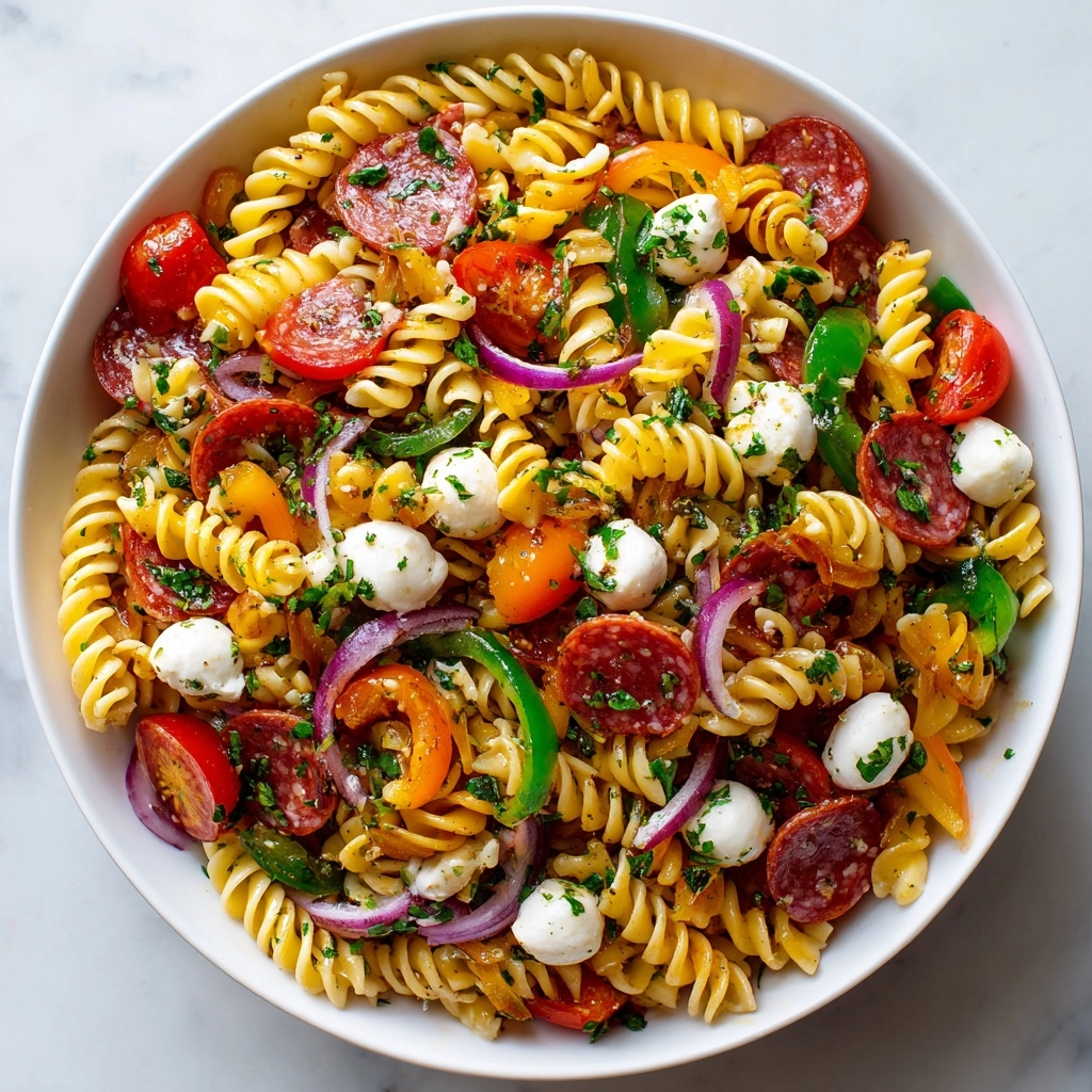 Italian Dressing Pasta Salad Recipe - Recipe Image