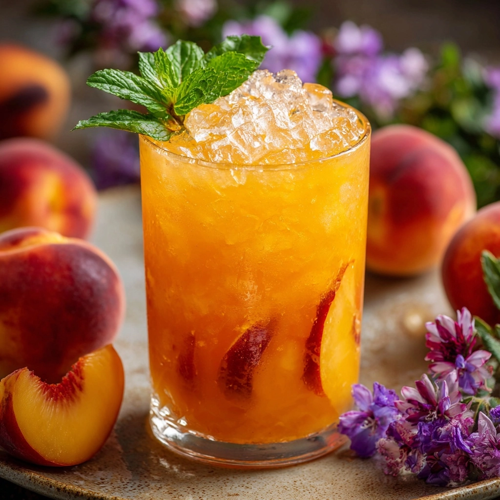 Easy Peach Tea Recipe - Recipe Image