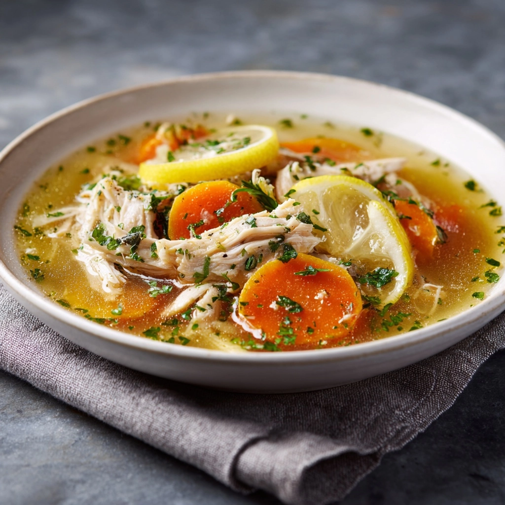 Lemon Chicken Soup Recipe - Recipe Image
