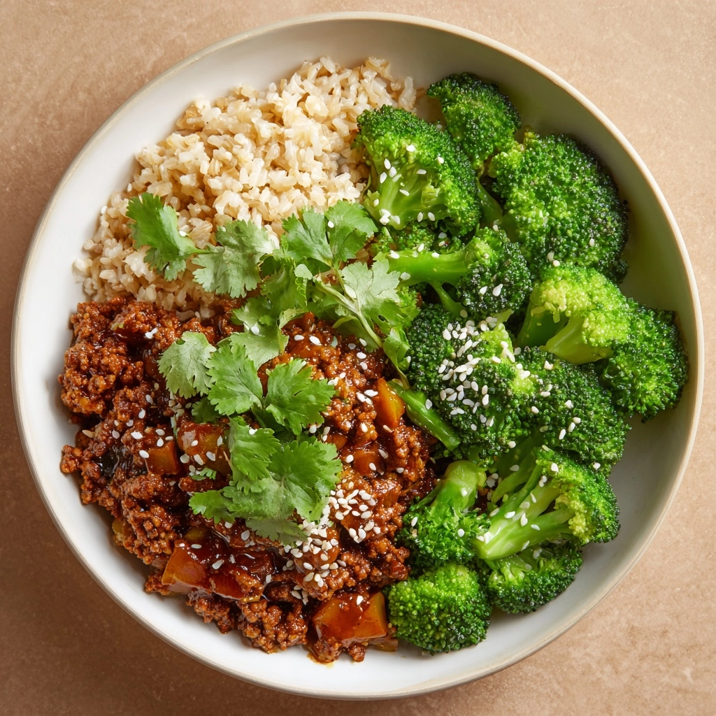 Sweet & Spicy Ground Turkey & Broccoli Bowls Recipe - Recipe Image