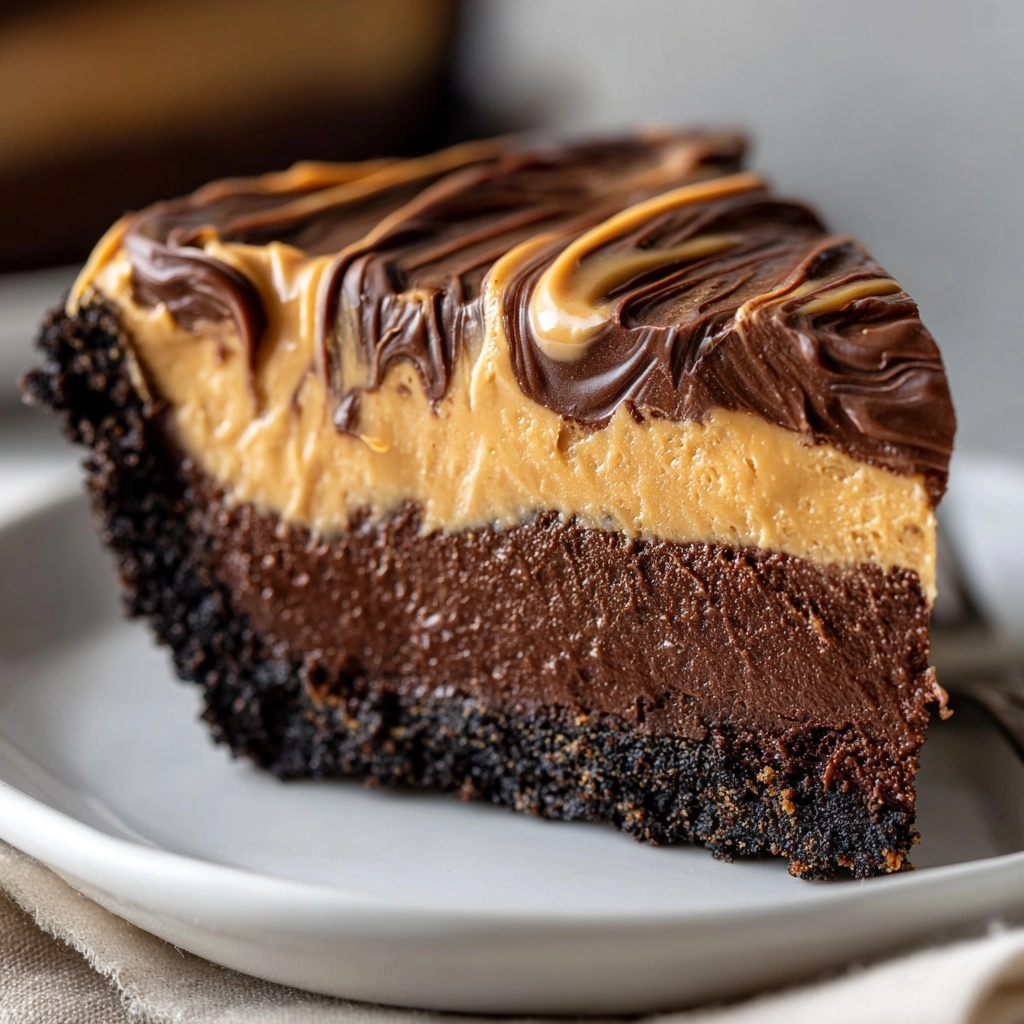 Chocolate Peanut Butter Pie Recipe - Recipe Image