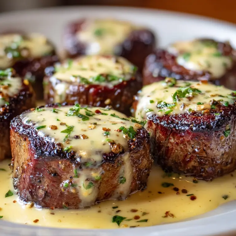 Garlic Butter Steak Bites with Parmesan Cream Sauce Recipe
