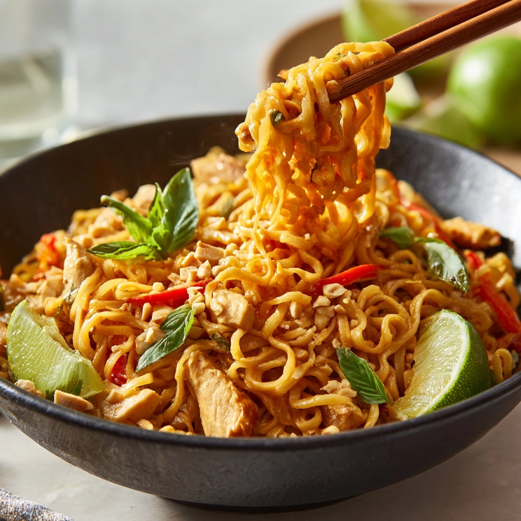 Spicy Peanut Noodles Recipe - Recipe Image