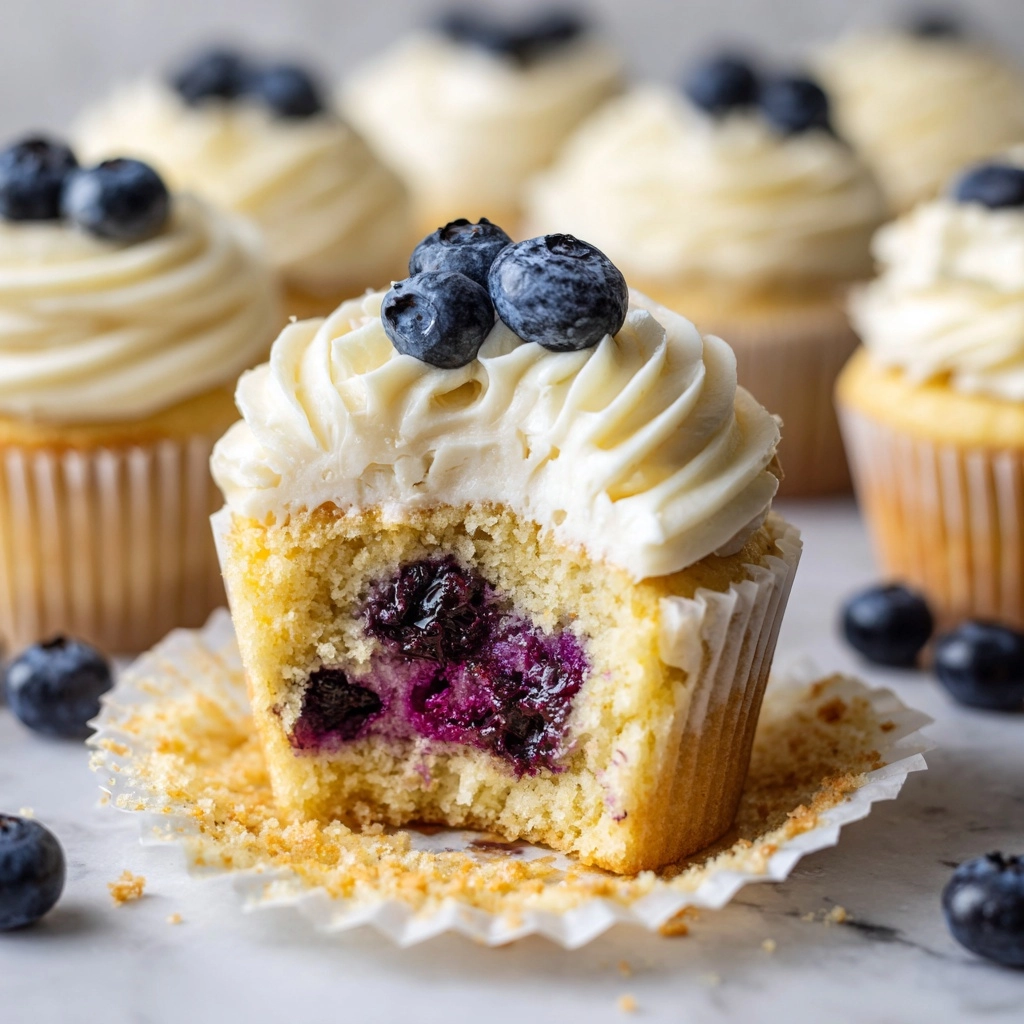Lemon Blueberry Cupcakes Recipe - Recipe Image