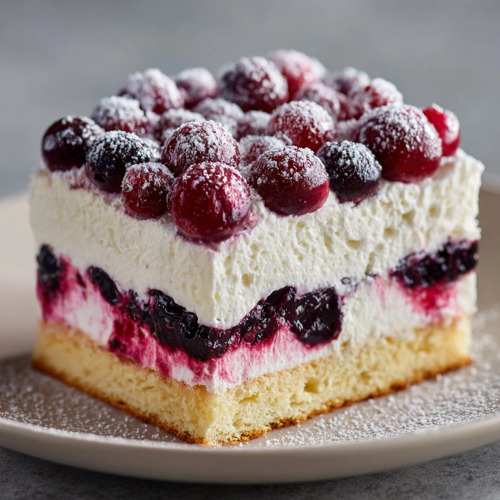 Christmas Cranberry Poke Cake Recipe