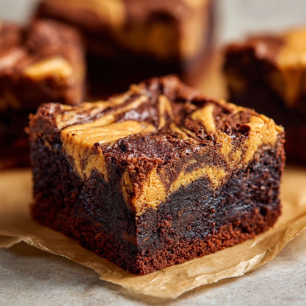 Peanut Butter Brownies Recipe - Recipe Image