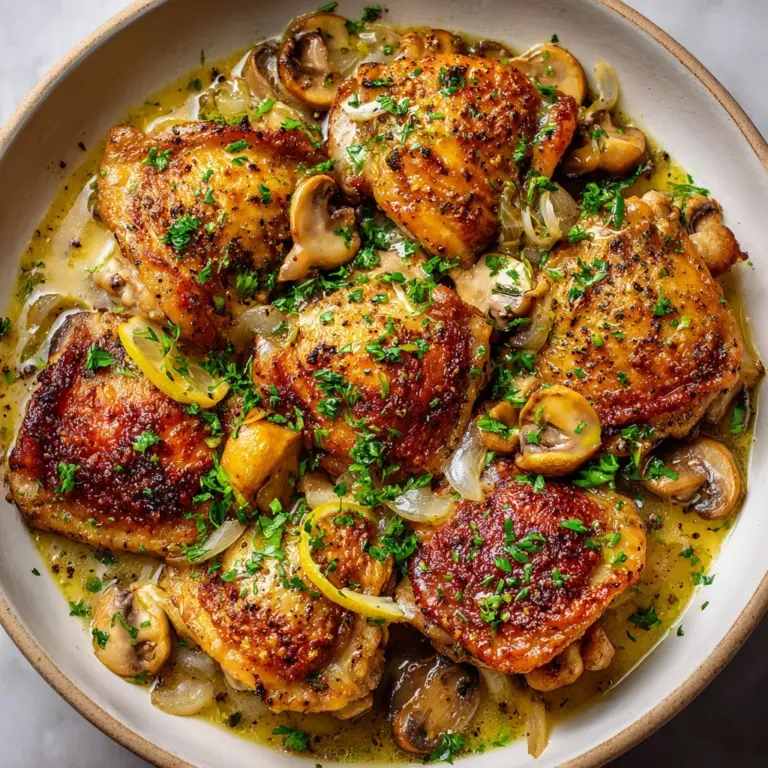Slow Cooker Lemon Garlic Chicken Recipe