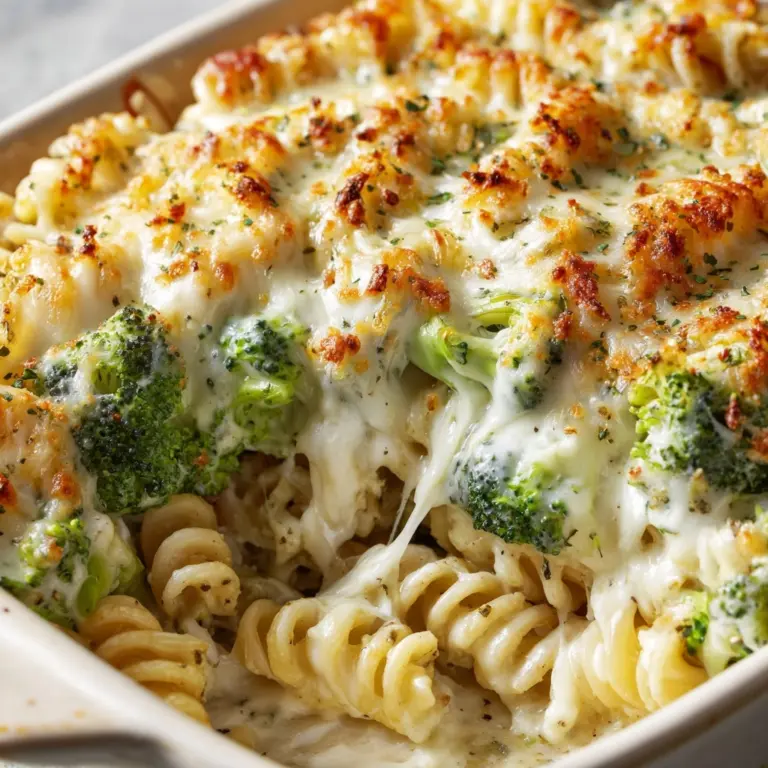 Healthy Chicken Broccoli Pasta Casserole Recipe