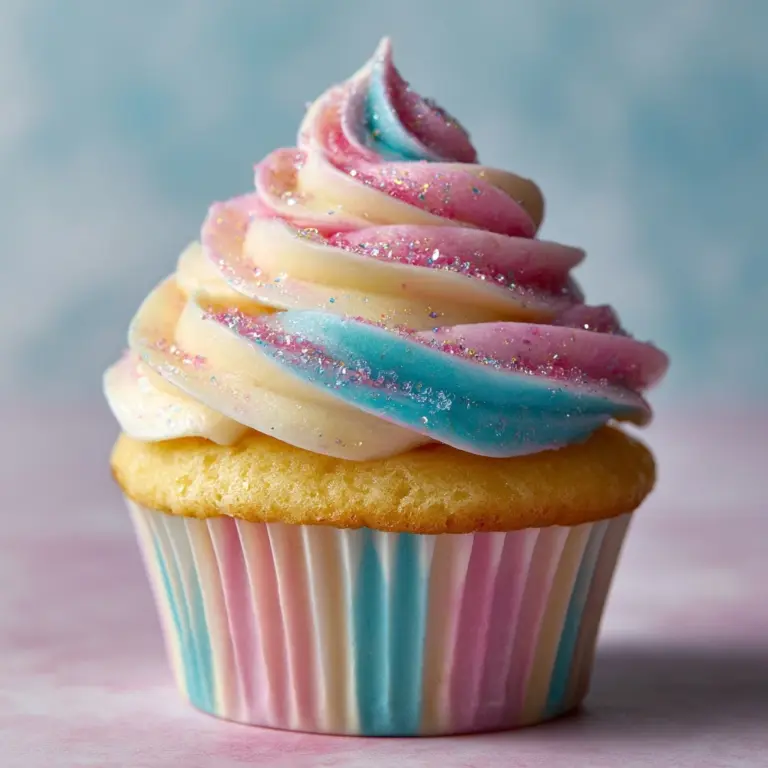 Cotton Candy Cupcakes Recipe