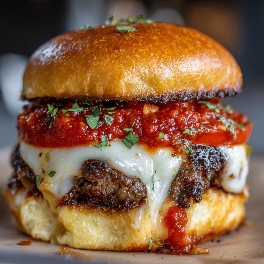 Pizza Burgers Recipe - Recipe Image