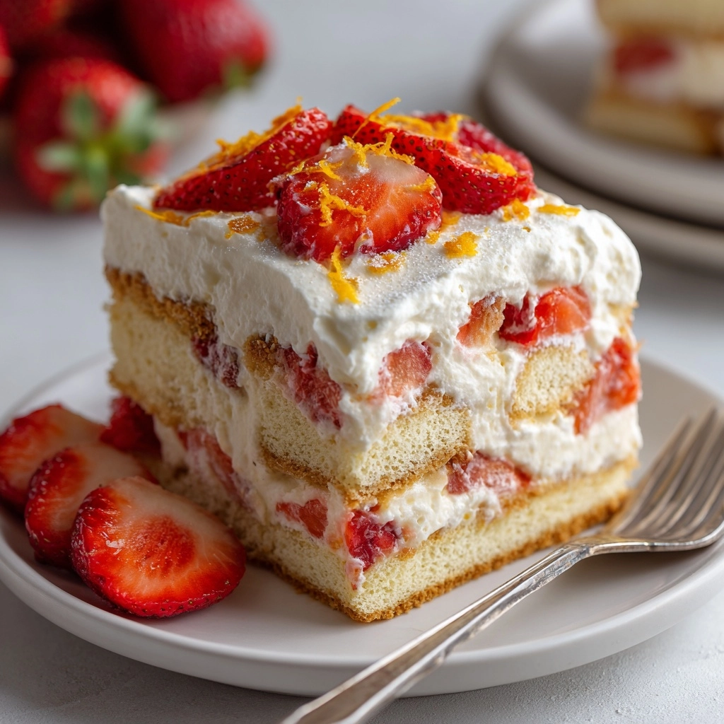 Strawberry Tiramisu Recipe - Recipe Image