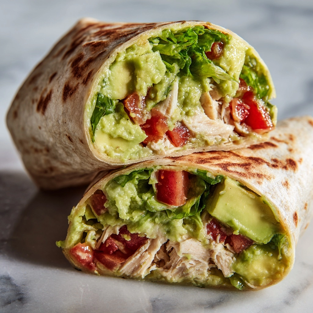 Avocado Chicken Salad Wrap Delight Recipe - Recipe Image
