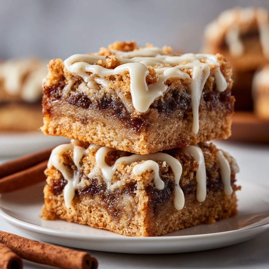 Cinnamon Roll Blondies Recipe - Recipe Image
