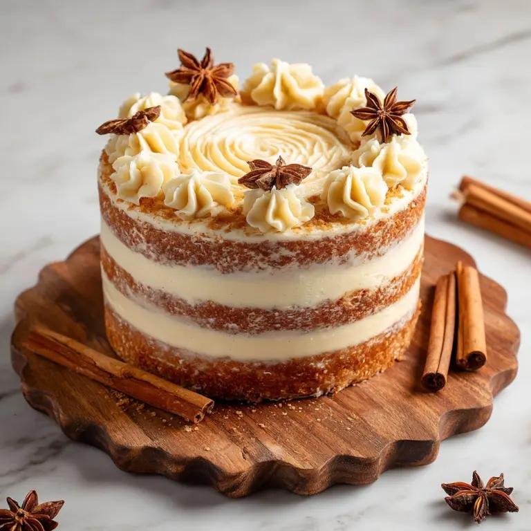 Spiced Brown Sugar Chai Layer Cake Recipe