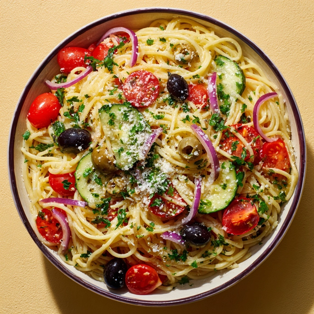 Italian Spaghetti Salad Sensation Recipe - Recipe Image