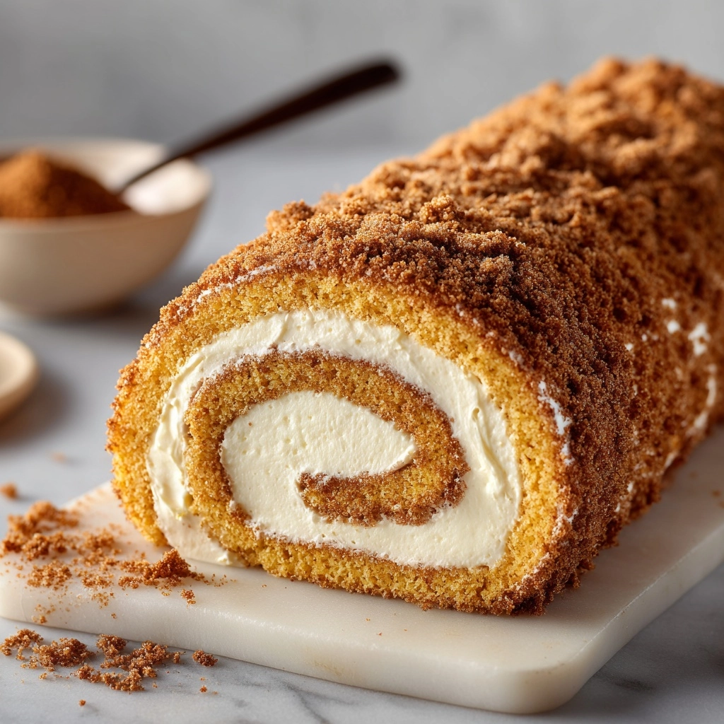 Pumpkin Roll with Cream Cheese Recipe - Recipe Image