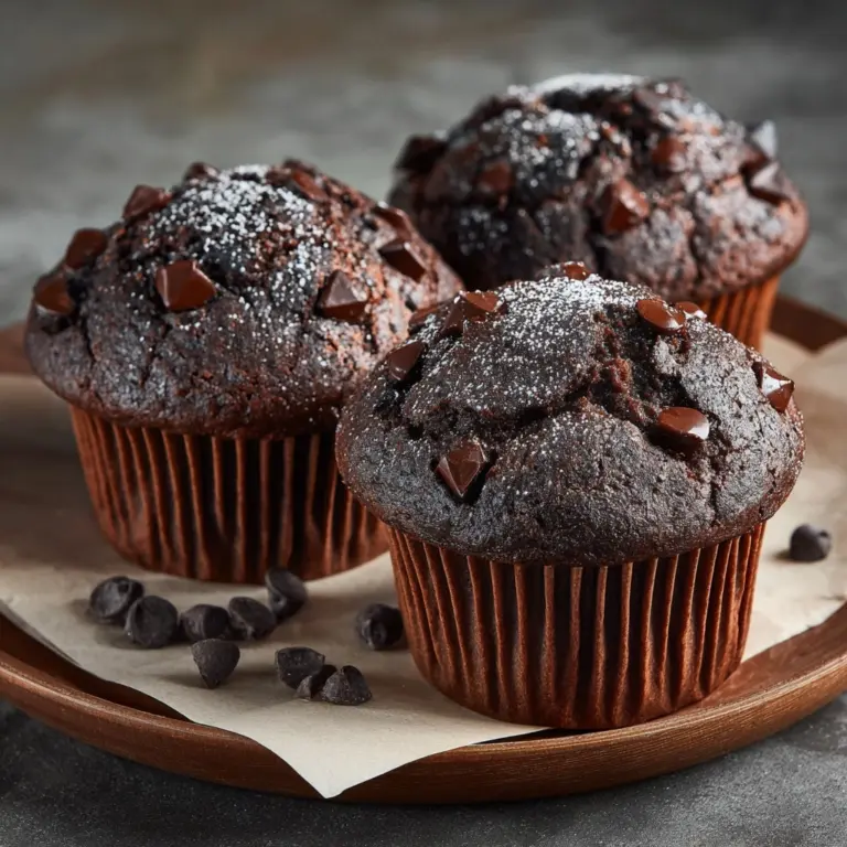 Costco Chocolate Muffins (Homemade Version!) Recipe