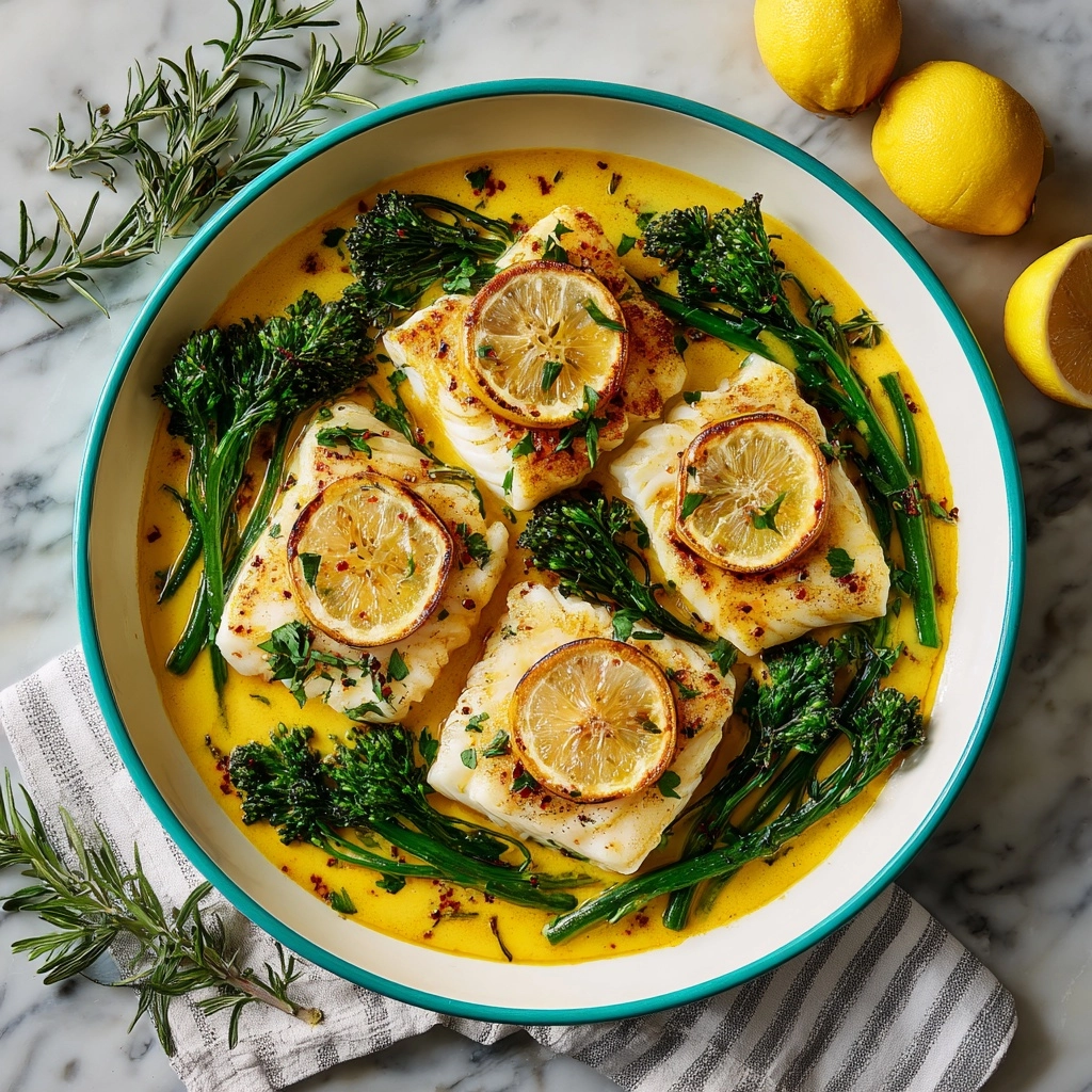 Baked Cod with Lemon Garlic Butter Recipe - Recipe Image