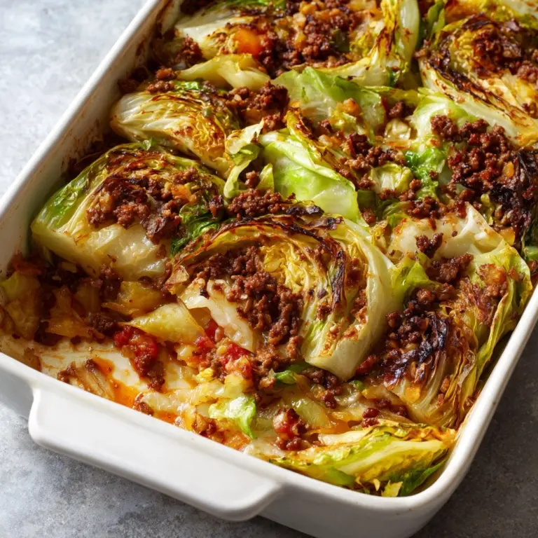 Cabbage Beef Bake Recipe