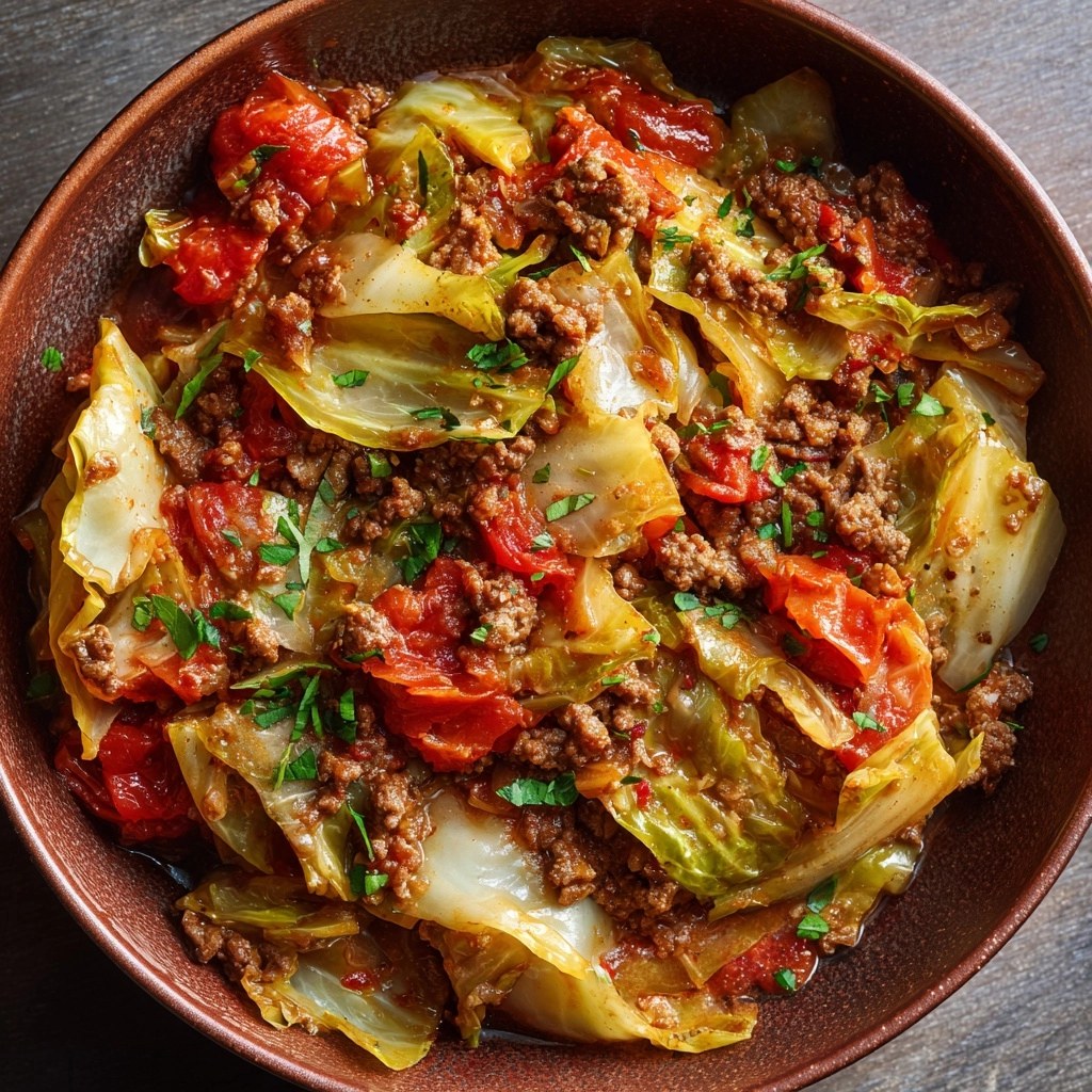 Cabbage and Ground Beef Recipe - Recipe Image